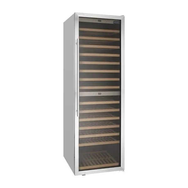 Polar G Series Gemello Zone Cantinetta Vino Acciaio Inox 180 Bottiglie GG764