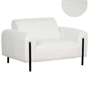 Armchair ASKIM Boucle White