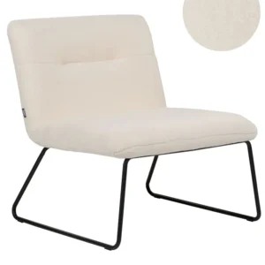 Armchair COTULLA Boucle White