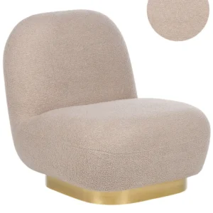 Armchair LOVIISA Boucle Crema
