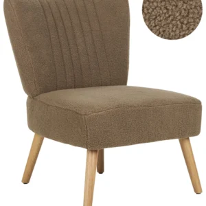 Armchair VAASA Boucle Brown