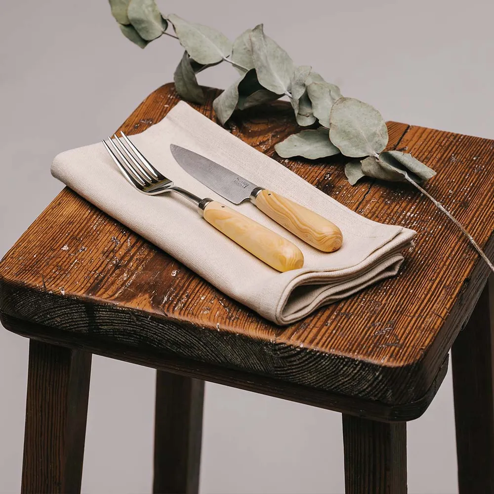 Coltelli Pallarès INOX con manico bosso (tavola e cucina)