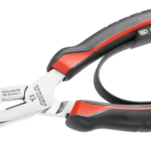 FACOM Pinza becchi mezzotondi piegati, cromata, Lunghezza complessiva: 200 mm