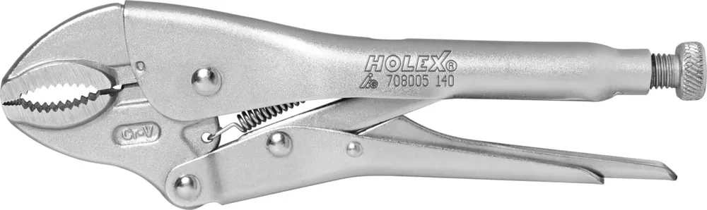 HOLEX Pinza regolabile, ganasce convesse