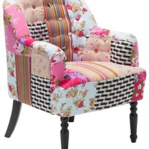 Poltrona MANDAL Tessuto Rosa