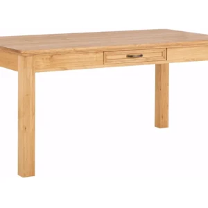 Selma | Tavolo da pranzo 160 cm con 1 cassetto pino