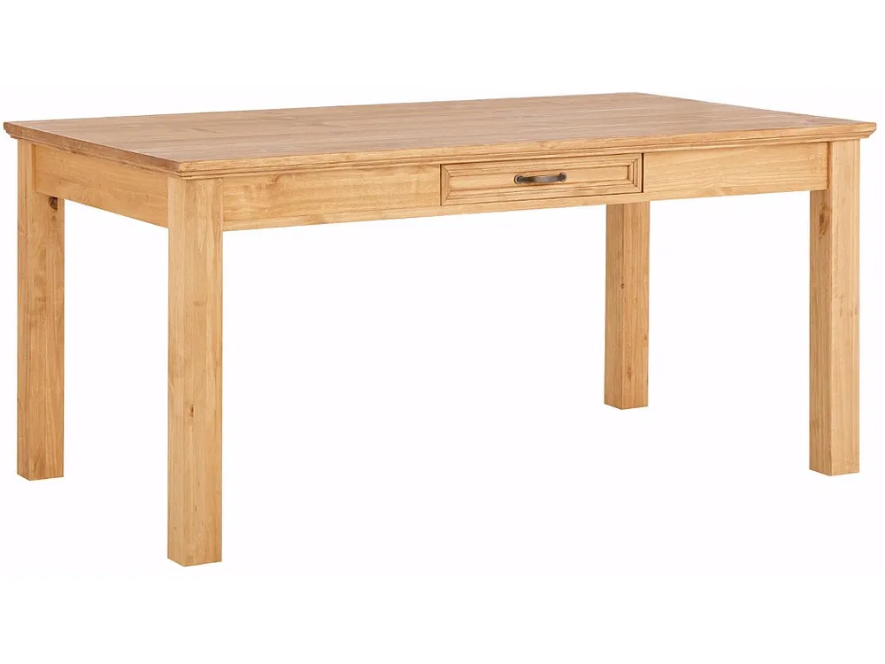 Selma | Tavolo da pranzo 160 cm con 1 cassetto pino