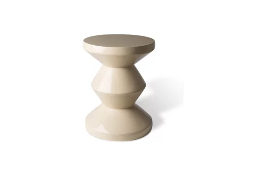 Tavolino beige Zig Zag Pols Potten - 46cm