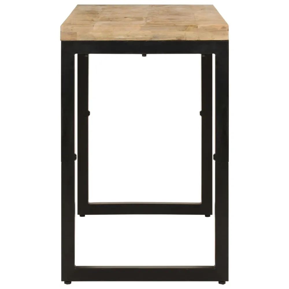 Tavolo da Pranzo 110x50x76 cm Legno Massello di Mango