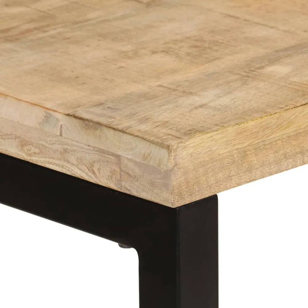 Tavolo da Pranzo 110x50x76 cm Legno Massello di Mango