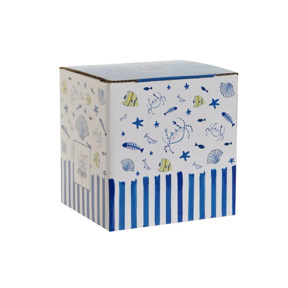 Teiera Home ESPRIT Azzurro Bianco Cristallo Porcellana
