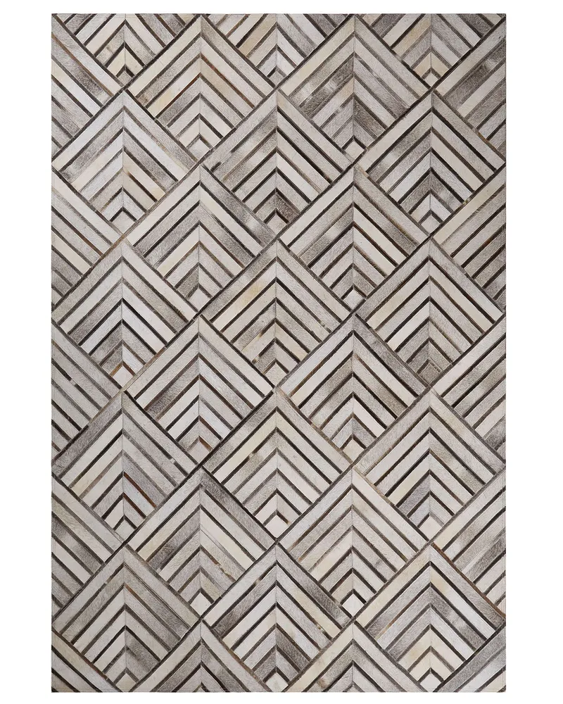 Cowhide Area Rug 140 x 200 cm Crema TEKIR