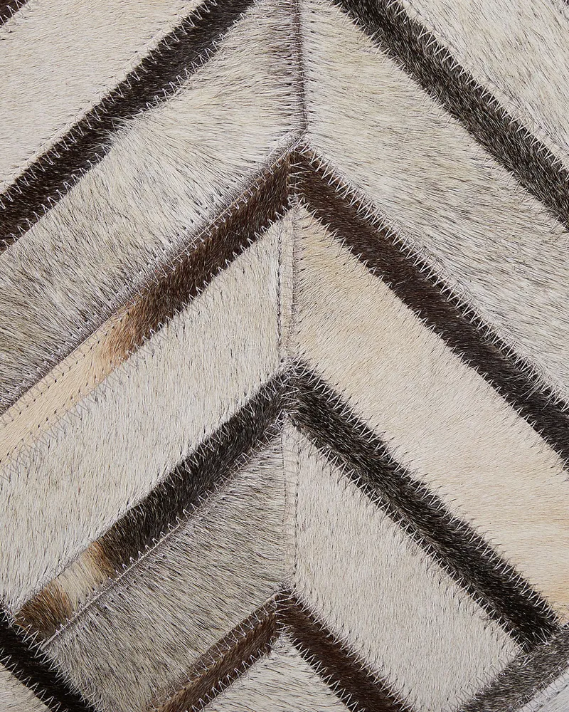 Cowhide Area Rug 140 x 200 cm Crema TEKIR