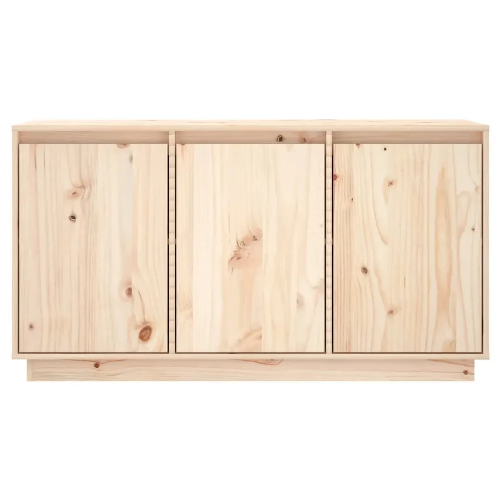 Credenza 111x34x60 cm Legno Massello di Pino