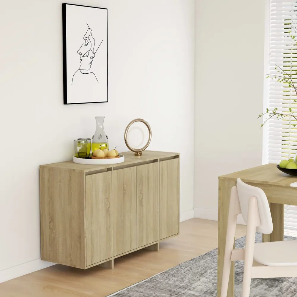 Credenza Rovere Sonoma 120x41x75 cm Truciolato