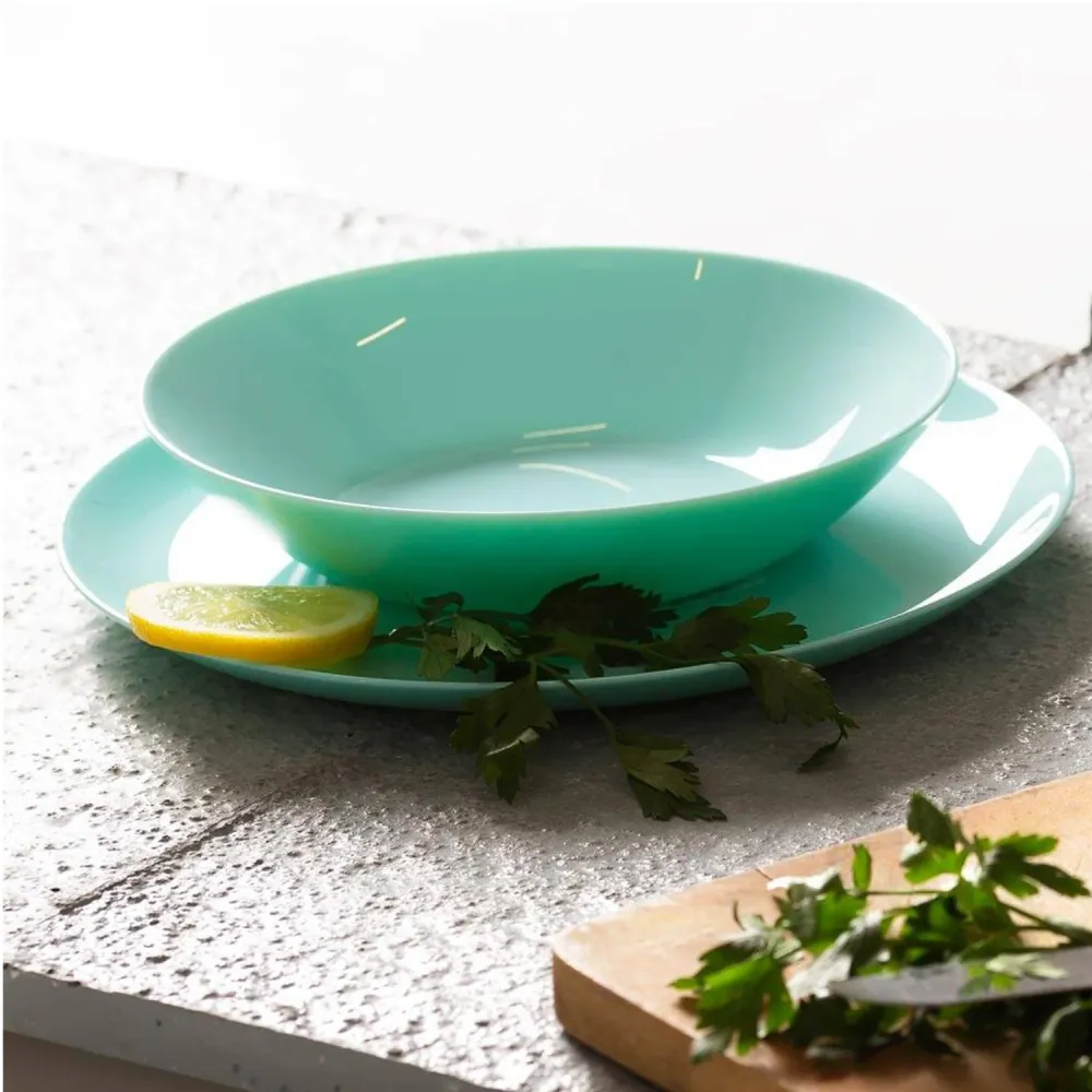 Dinner set LUMINARC Diwali Light Azzurro acqua 18 pcs 6 people