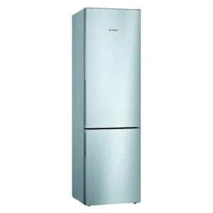 KGV39VLEAS - Réfrigérateur congélateur bas - 344L (250+94) - Froid brassé - L 60cm x H 201cm - Inox