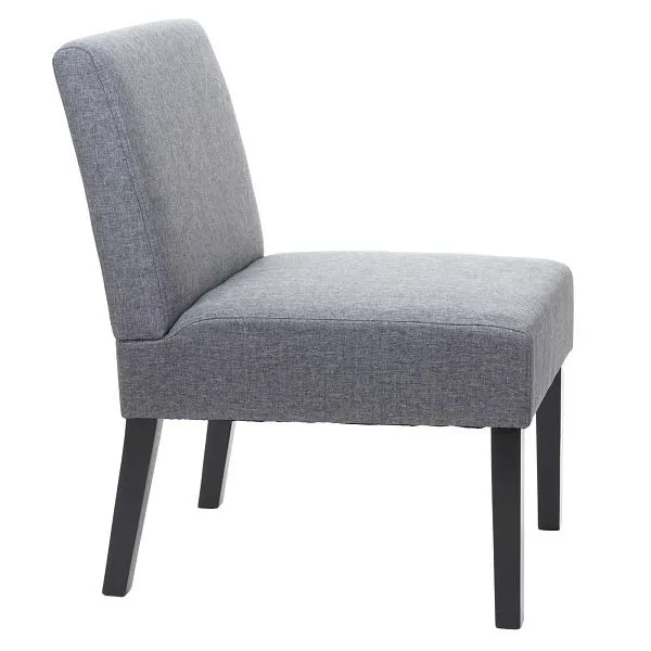 Mendler Set di 6 sedie da pranzo HWC-F61 sedia lounge chair tessuto/tessuto grigio tenebroso 3x70172