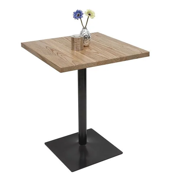 Mendler set tavolo da bistrot 2x sedia da pranzo HWC-H10d sedia tavolo sedia da cucina gastronomia FSC marrone-nero tavolo...