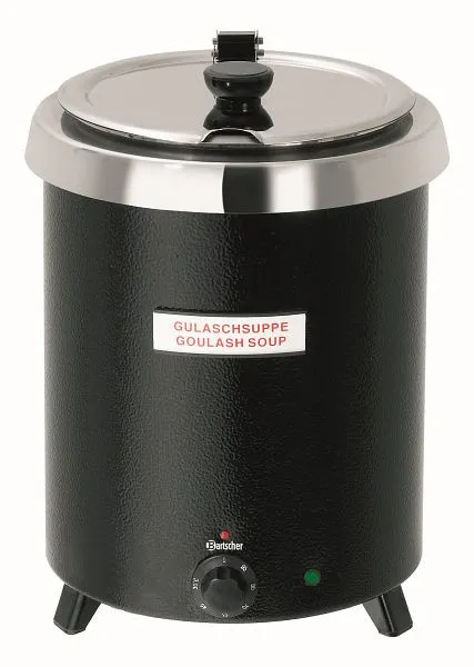 Pentola per zuppa Bartscher Club 85 l nera 100067