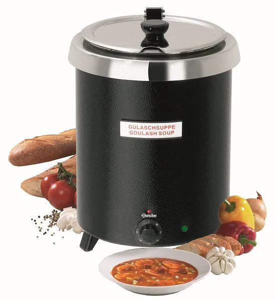 Pentola per zuppa Bartscher Club 85 l nera 100067