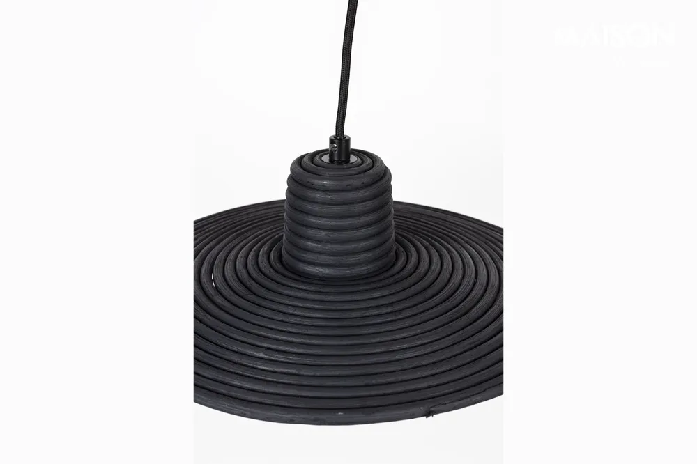Piccola sospensione Balance rattan nero Zuiver - 150cm
