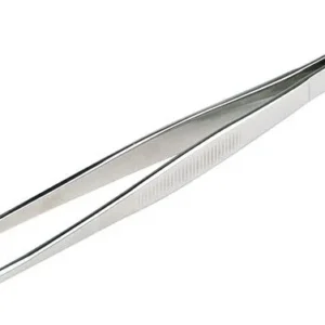 Pinzetta APS 145 x 1 cm acciaio inossidabile lucidata specchio superficie di presa scanalata punte arrotondate sulla parte...
