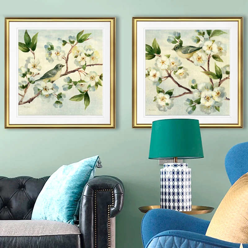 Set di Bicchieri Quadro su tela per sala da pranzo, colore pastello, varie dimensioni