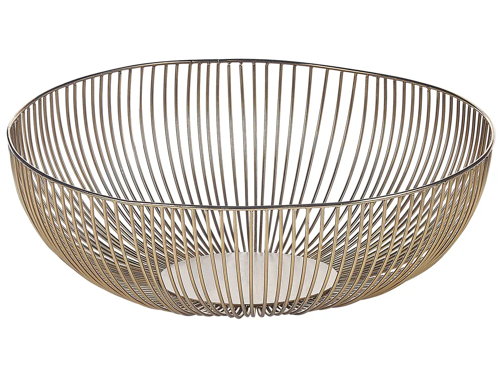 Set 3 Decorative Bowls Gold GARUT