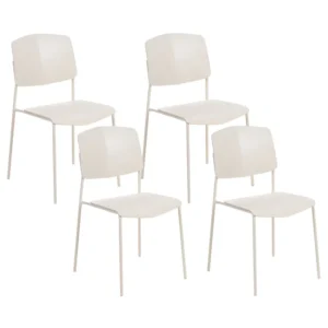 Set 4 Dining Chairs Camoscio ASTORIA