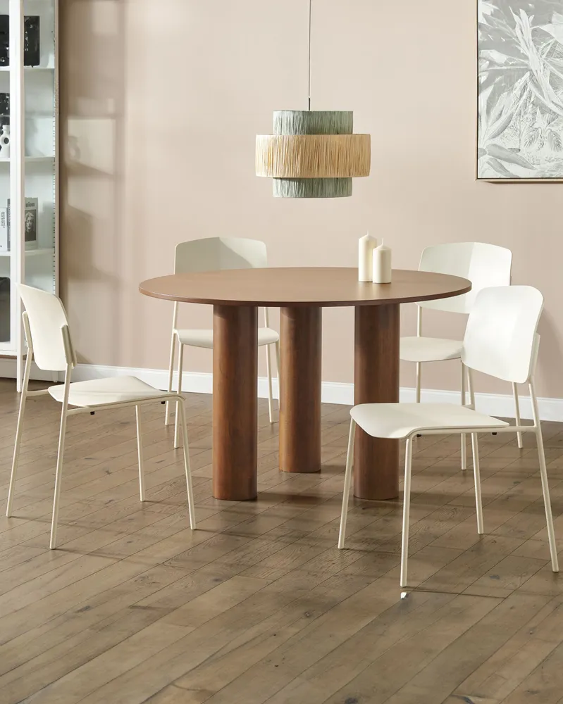 Set 4 Dining Chairs Camoscio ASTORIA