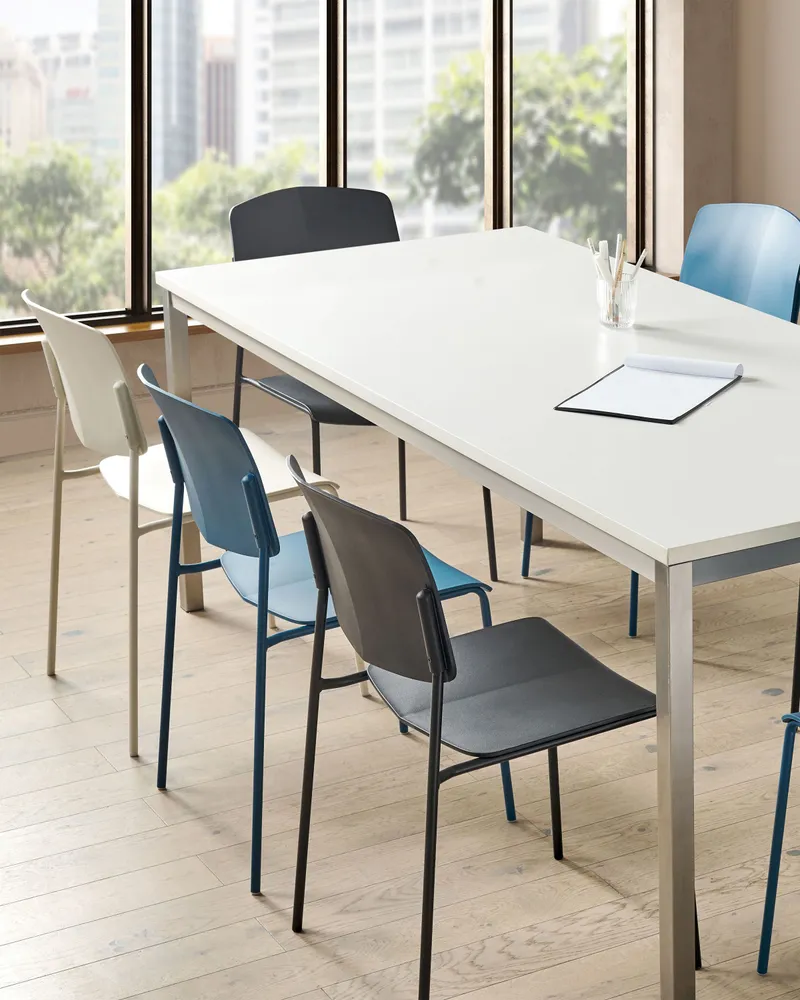 Set 4 Dining Chairs Camoscio ASTORIA