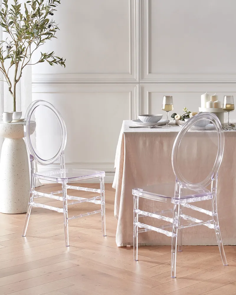 Set 2 Dining Chairs Diafano MONTROSE
