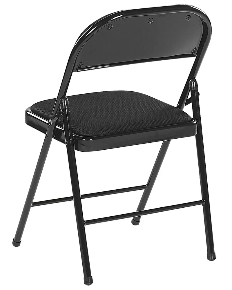 Set 4 Folding Chairs Nero notte SPARKS