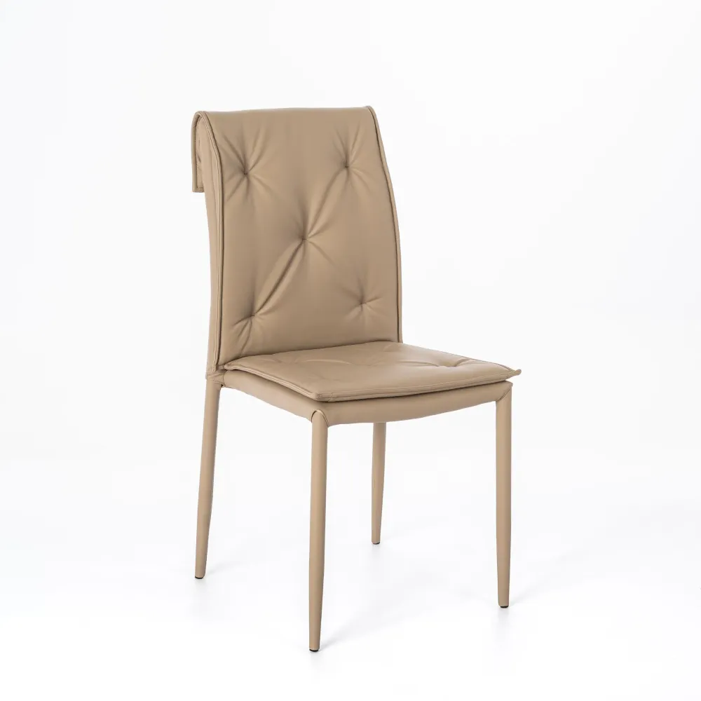 Set di sedie imbottite similpelle "Sofistiq" poltrone moderne cm 56x44 91h