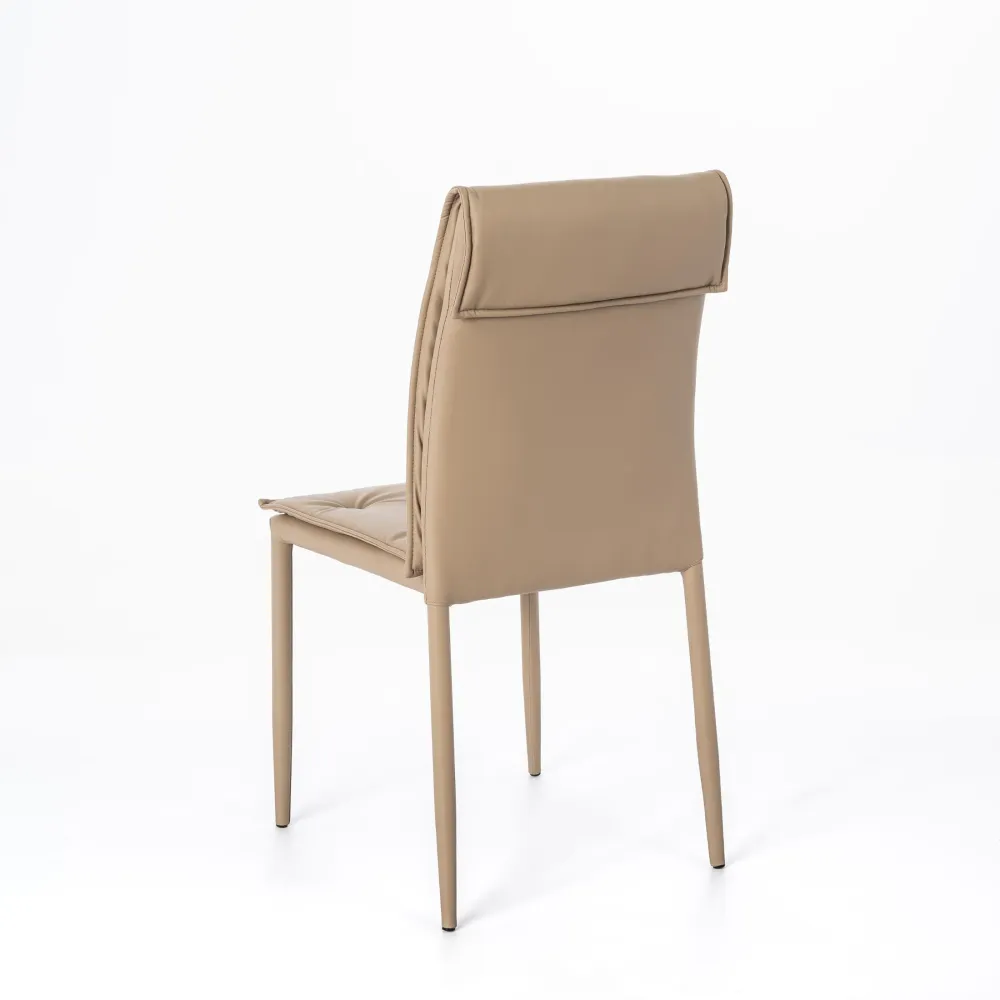 Set di sedie imbottite similpelle "Sofistiq" poltrone moderne cm 56x44 91h