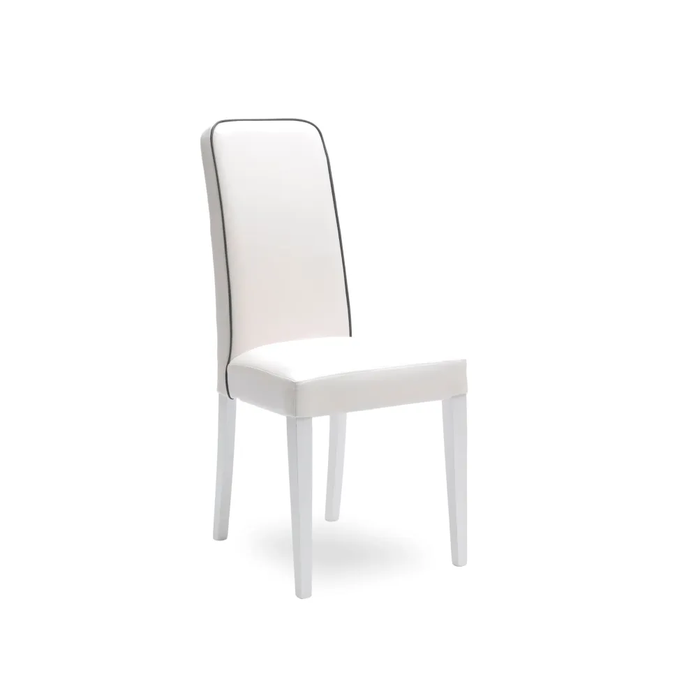 Set di sedie imbottite da soggiorno "Gardenia" moderne similpelle cm 46x59 99h
