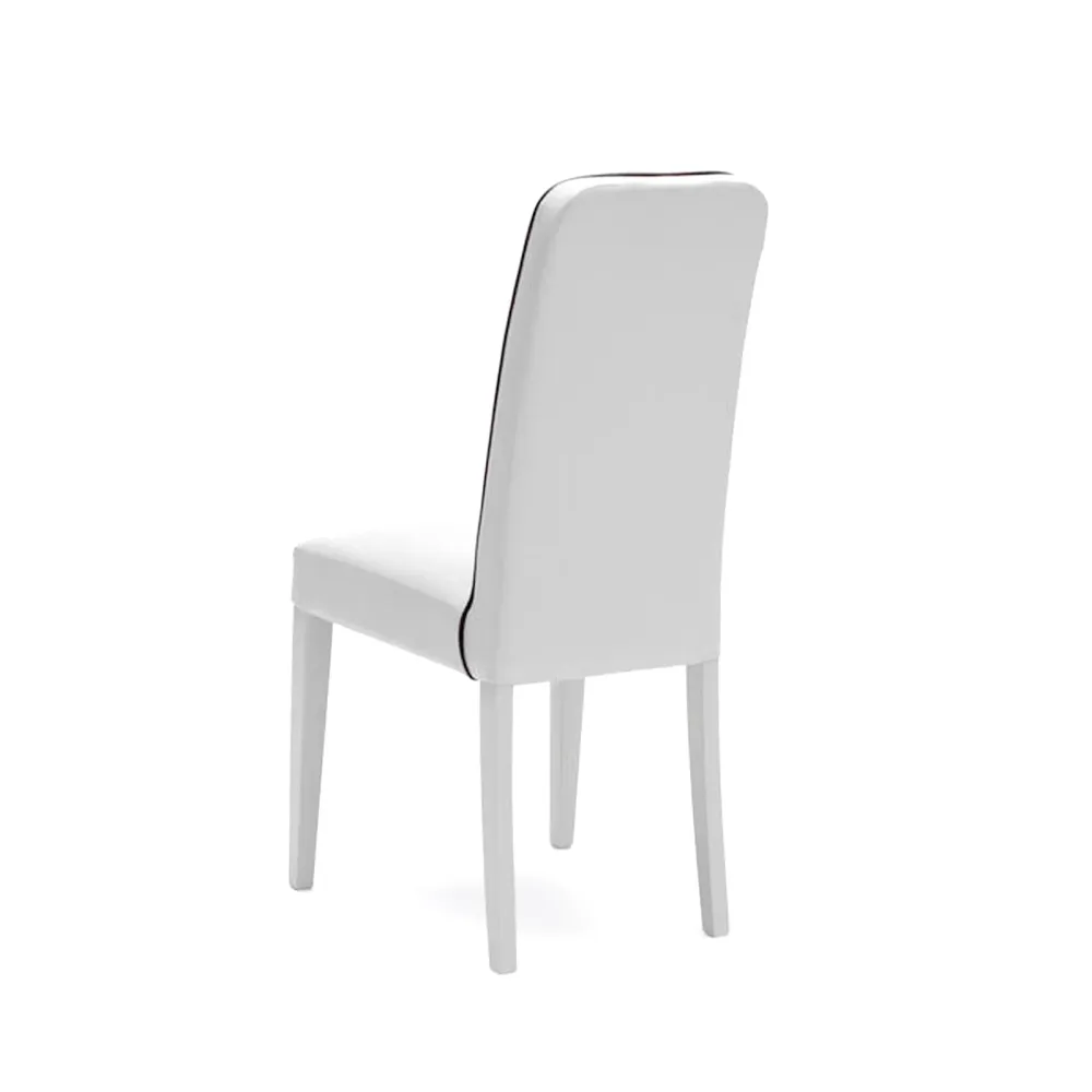 Set di sedie imbottite da soggiorno "Gardenia" moderne similpelle cm 46x59 99h