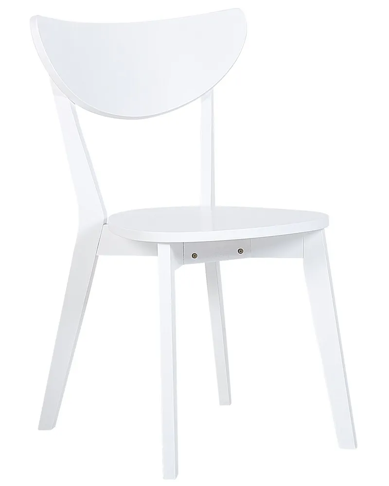 Set di 2 sedie legno bianco ROXBY