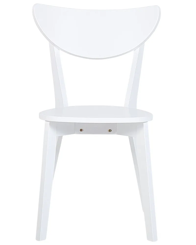Set di 2 sedie legno bianco ROXBY