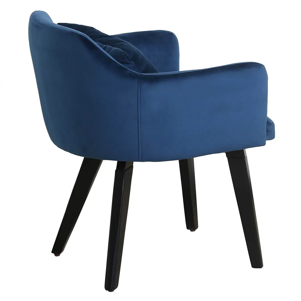 Set di 20 sedie / poltrone Gybson velluto blu