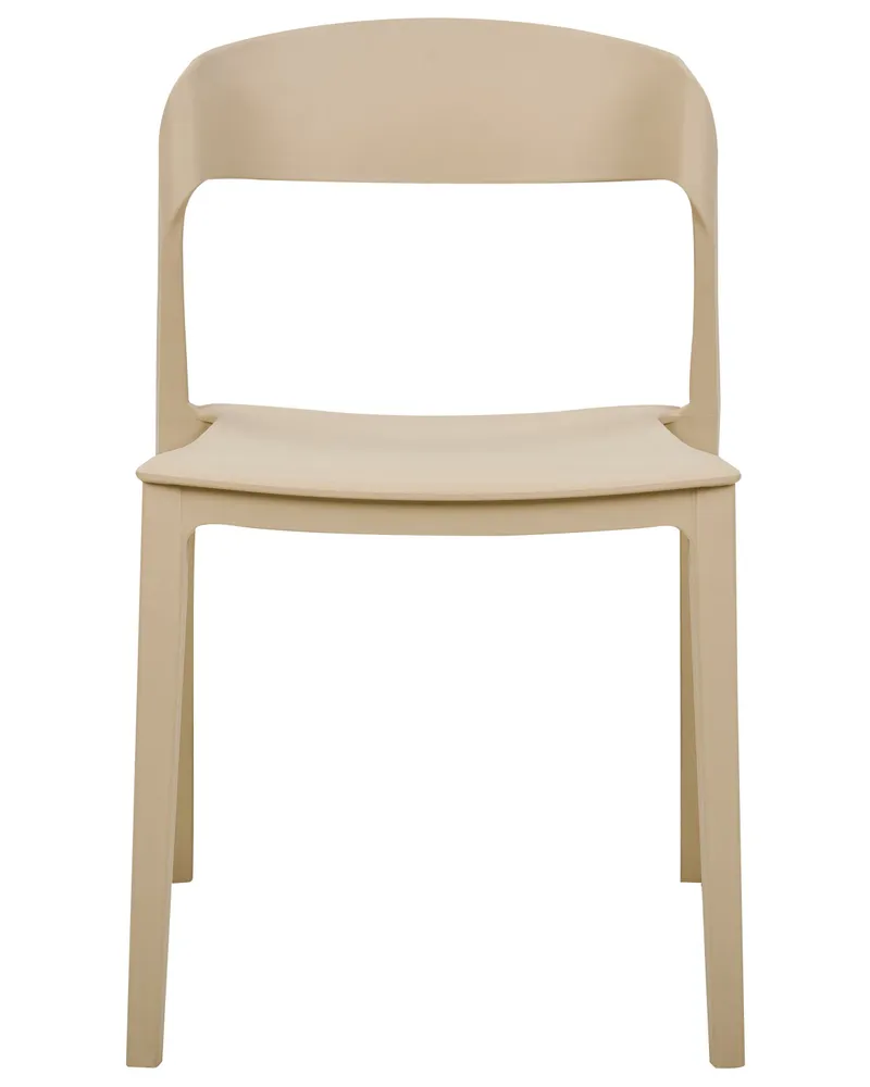 Set di 2 sedie da pranzo panna SOMERS