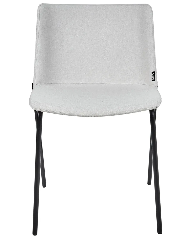 Set di 2 sedie da pranzo tessuto grigio distinto ESBON