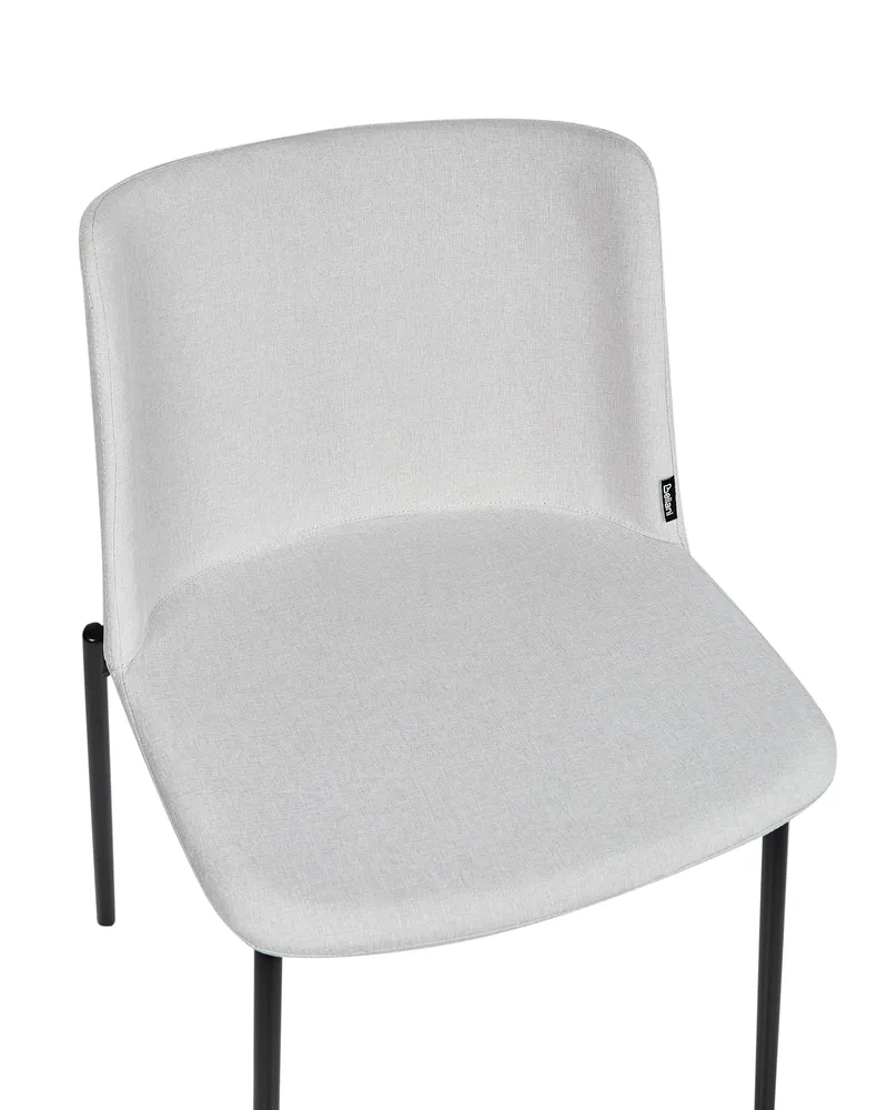 Set di 2 sedie da pranzo tessuto grigio distinto ESBON