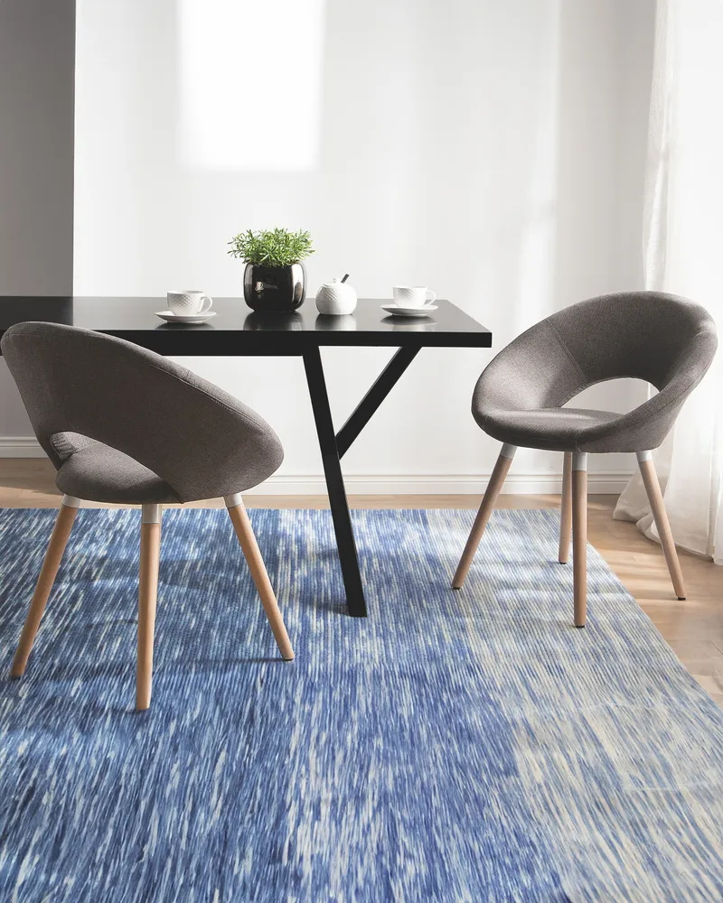 Set di 2 sedie da pranzo tessuto marrone ROSLYN