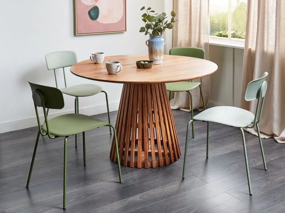 Set di 2 sedie da pranzo verde distinto SIBLEY