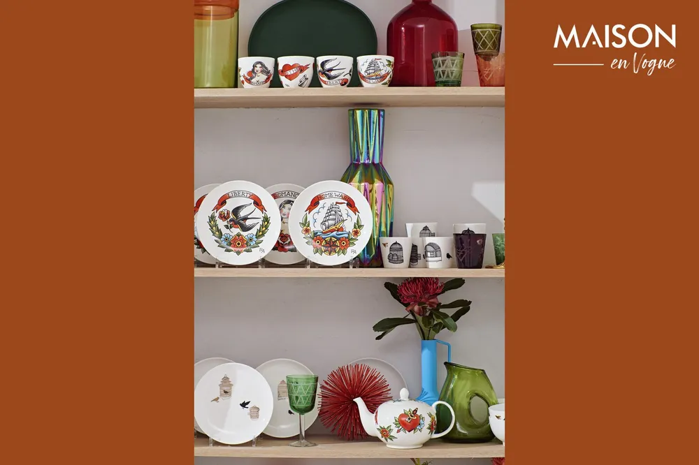 Set di 3 vasetti di vetro multicolore Cappellini Pols Potten - 20cm