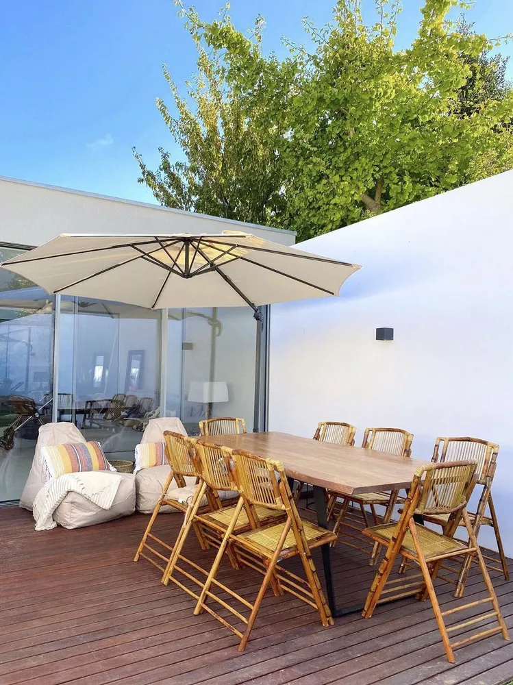Set 4 Wooden Bambù Chairs TRENTOR