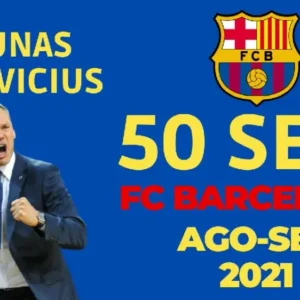 50 sets SARUNAS JASIKEVICIUS FC Barcelona (Start 2021/2022)