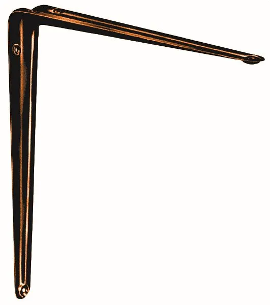 Sistema di elementi CONSOLLE LAMIERA D'ACCIAIO INA 150x125 mm MARRONE PU: 20 pezzi 10928-00005